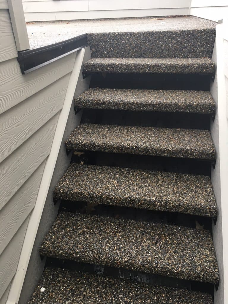 Entranceway Resurfacing — before